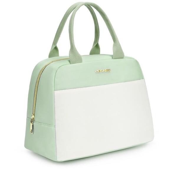 LOKASS Lunch Bag for Women-Insulated Adults Lunch Box with Front Pocket- Small C - Picture 1 of 11